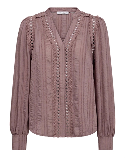 Co´couture - Kesi CC Lace Skjorte - Old Rose